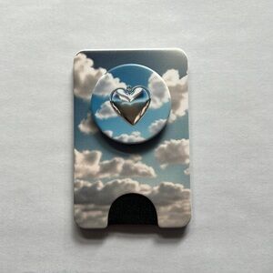 PopSocket Phone Wallet with MagSafe - Chrome Heart